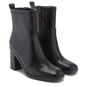 Women's Dolce Vita Fable Dress Boot Size 7 Black Heeled Bootie Classic Trendy